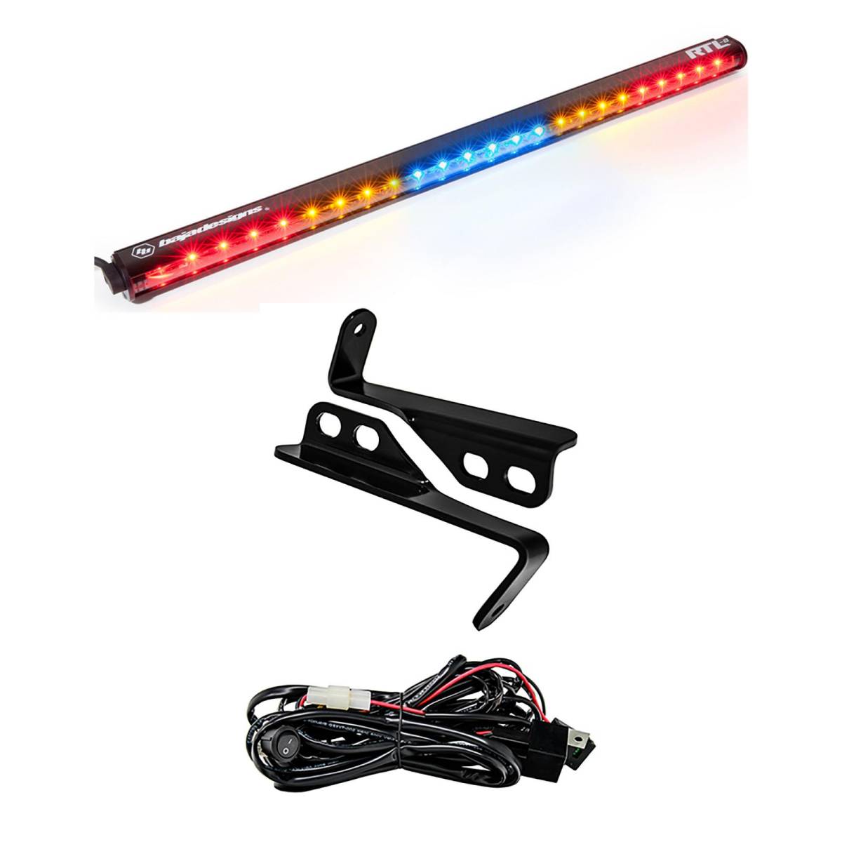 Image of Baja Designs RTL 30 Inch Blue LED Rear Tail Light Kit For 2015-2018 Polaris RZR