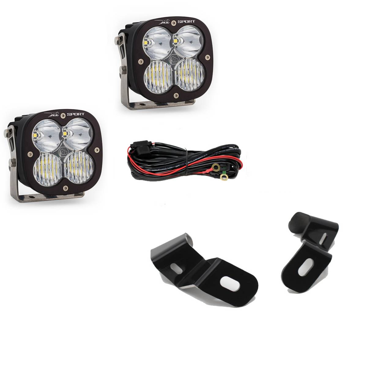 Image of Baja Designs XL Sport LED A-Pillar Light Kit For 2019-2022 Ram 2500/3500