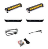 Image of Baja Designs S8 10" Amber/LED Dual Grille Light Bar Kit For 21-24 Ford Raptor