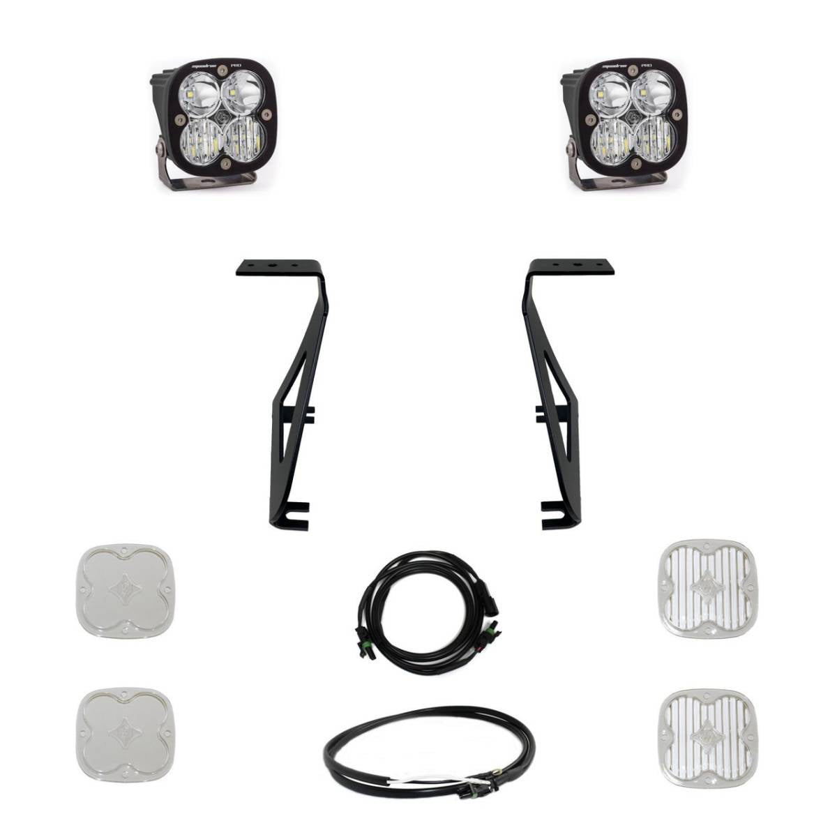 Image of Baja Designs Squadron Sport LED A-Pillar Light Kit For 21-24 Ford F-150 Raptor