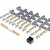 Image of MSD Super Conductor Spark Plug Wire Set, 8 Cyl Multi-Angle Plug, Socket/Hei - Red