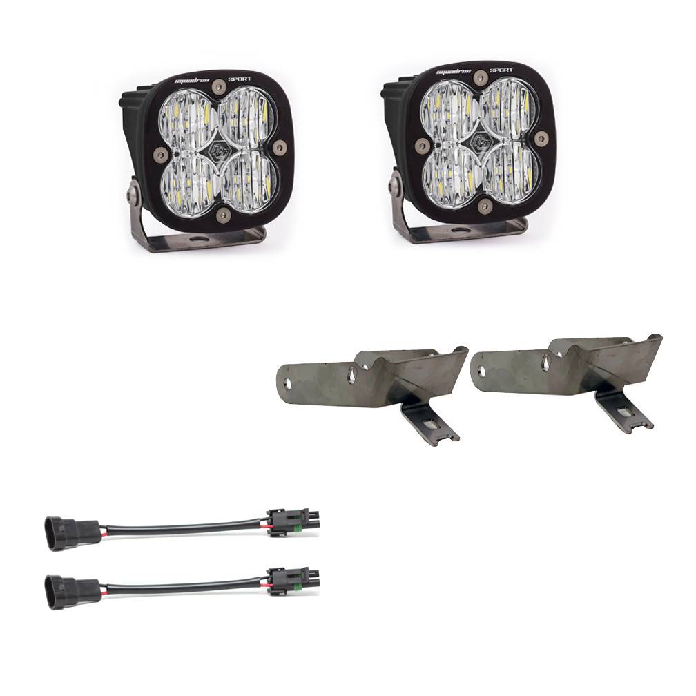 Image of Baja Designs Squadron Sport LED Fog Pocket Light Kit For 99-10 Ford F-250/F-350