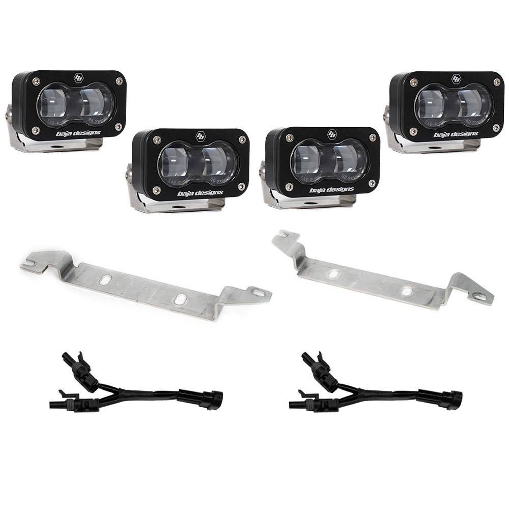 Image of Baja Designs S2 SAE OEM Fog Light Replacement Kit For 2022-2024 Toyota Tundra