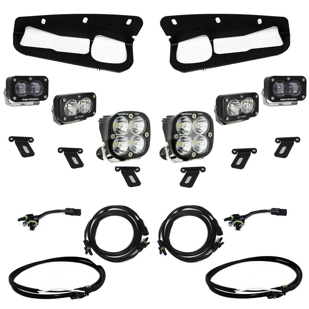 Image of Baja Designs S2 SAE Pro Clear LED Fog Light Kit For 2021-2024 Ford Bronco