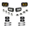 Image of Baja Design S2 SAE/S2 Pro Clear/Amber Fog Light Kit For 21-23 Ford Raptor/Bronco