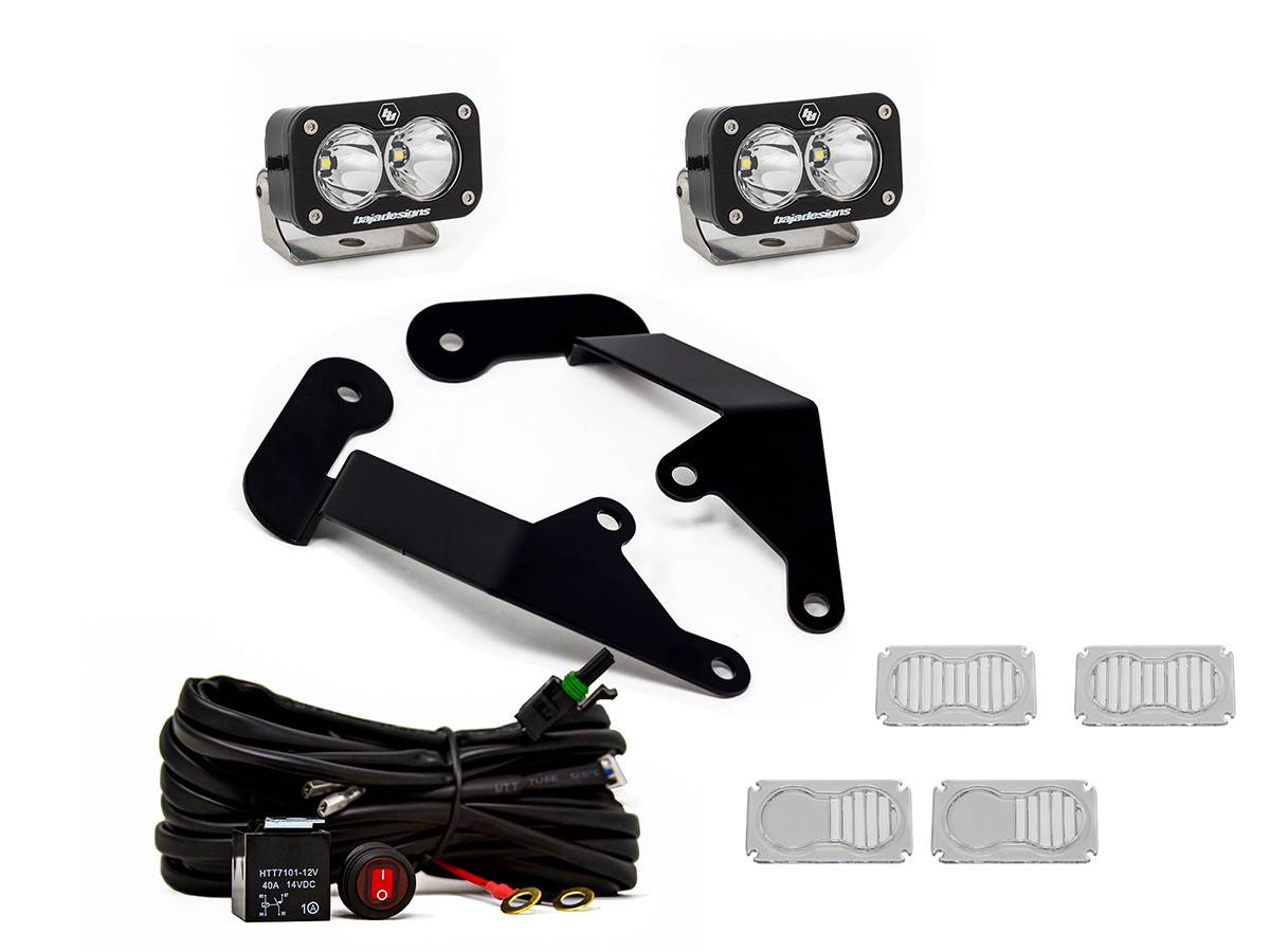 Image of Baja Designs S2 Pro LED A-Pillar Light Kit For 2021-2024 Ford Bronco Sport