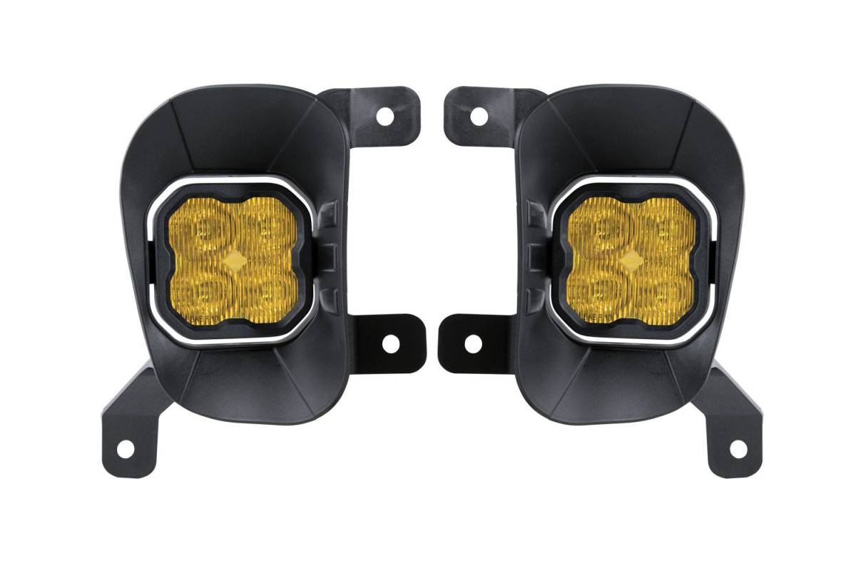 Image of Diode Dynamics SS3 LED Fog Light Kit - Yellow SAE Fog- Sport- For 13-18 Ram 1500