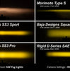 Image of Diode Dynamics SS3 LED Fog Light Kit - Yellow SAE Fog- Sport- For 13-18 Ram 1500