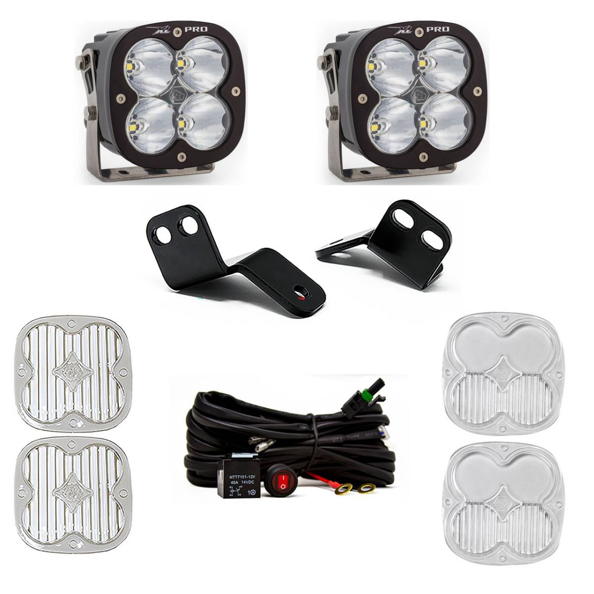 Image of Baja Designs XL Pro LED A-Pillar Light Kit For 2018-2022 Arctic Cat/Textron