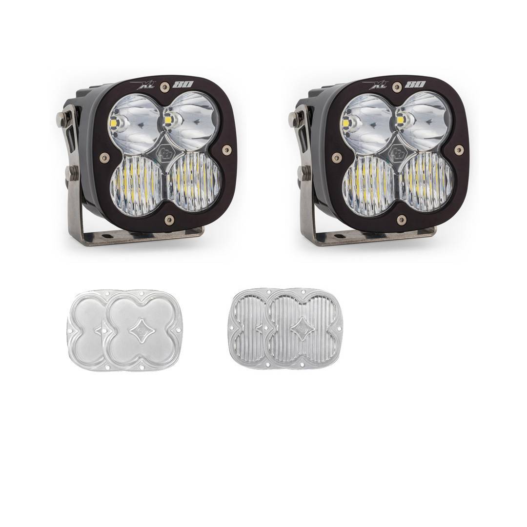 Image of Baja Designs XL80 LED A-Pillar Light Kit For 22-24 Polaris RZR Pro/Turbo R