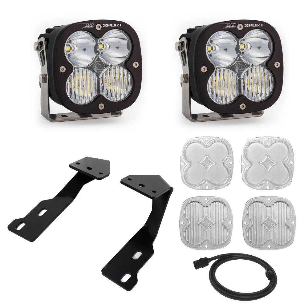 Image of Baja Designs XL Sport LED A-Pillar Light Kit For 19-24 Mercedes-Benz Sprinter