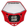 Image of Baja Designs Motorcycle Squadron Pro (D/C) Headlight Kit W/ Shell - Red - Spot