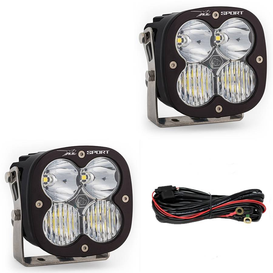 Image of Baja Designs XL Sport LED Bumper Light Kit For 2019-2024 Jeep Gladiator/Wrangler