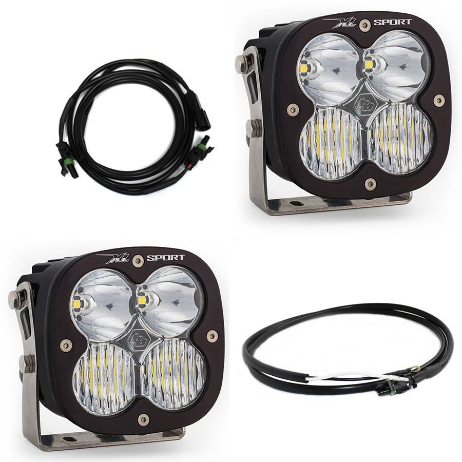 Image of Baja Designs XL Sport LED Bumper Light Kit For 2019-2024 Jeep Gladiator/Wrangler