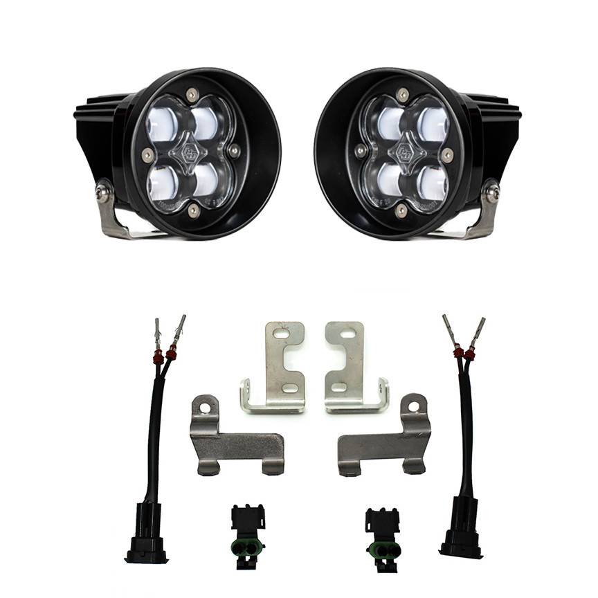 Image of Baja Designs Squadron-R SAE Clear Fog Light Kit For 14-21 Toyota Highlander/RAV4