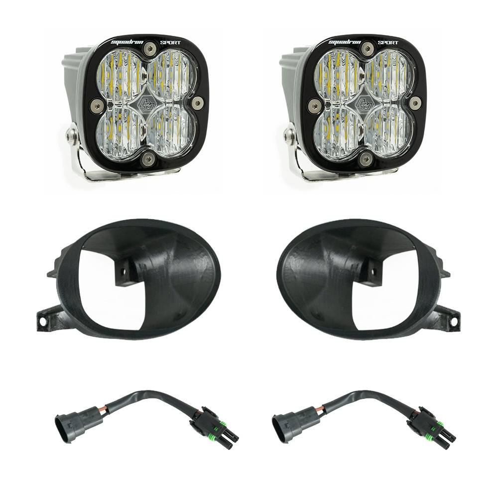 Image of Baja Designs Squadron Sport Clear Fog Light Kit For 19-24 Mercedes-Benz Sprinter