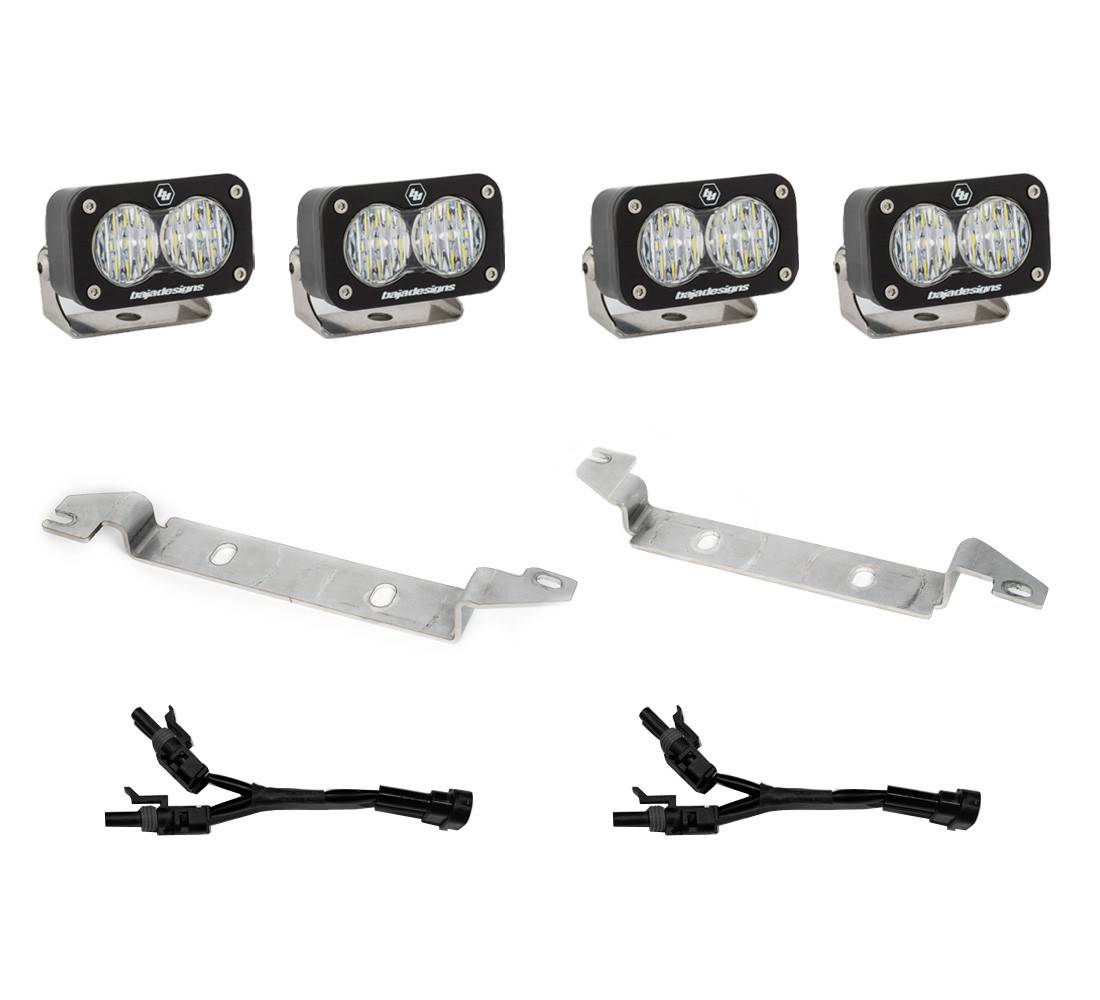 Image of Baja Designs S2 Sport Dual Fog Pocket Light Kit For 2022-2024 Toyota Tundra