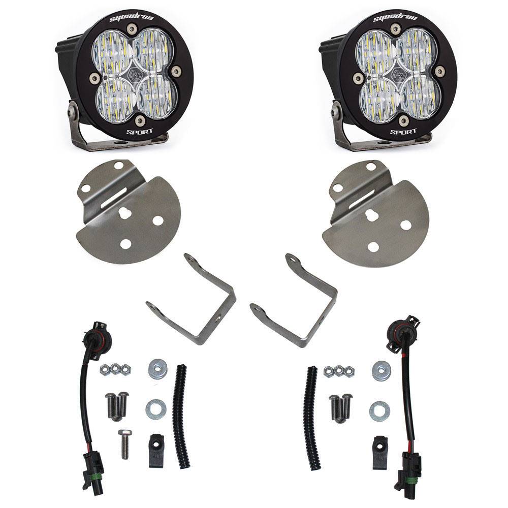 Image of Baja Designs Squadron Sport LED Fog Light Kit For 2015-2019 GMC/Chevrolet Trucks