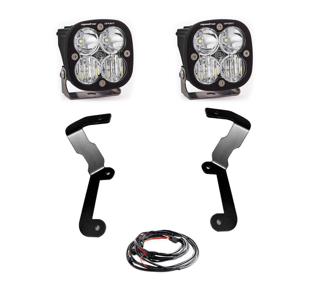 Image of Baja Designs Squadron Pro LED A-Pillar Light Kit For 2019-2022 GMC Sierra 1500