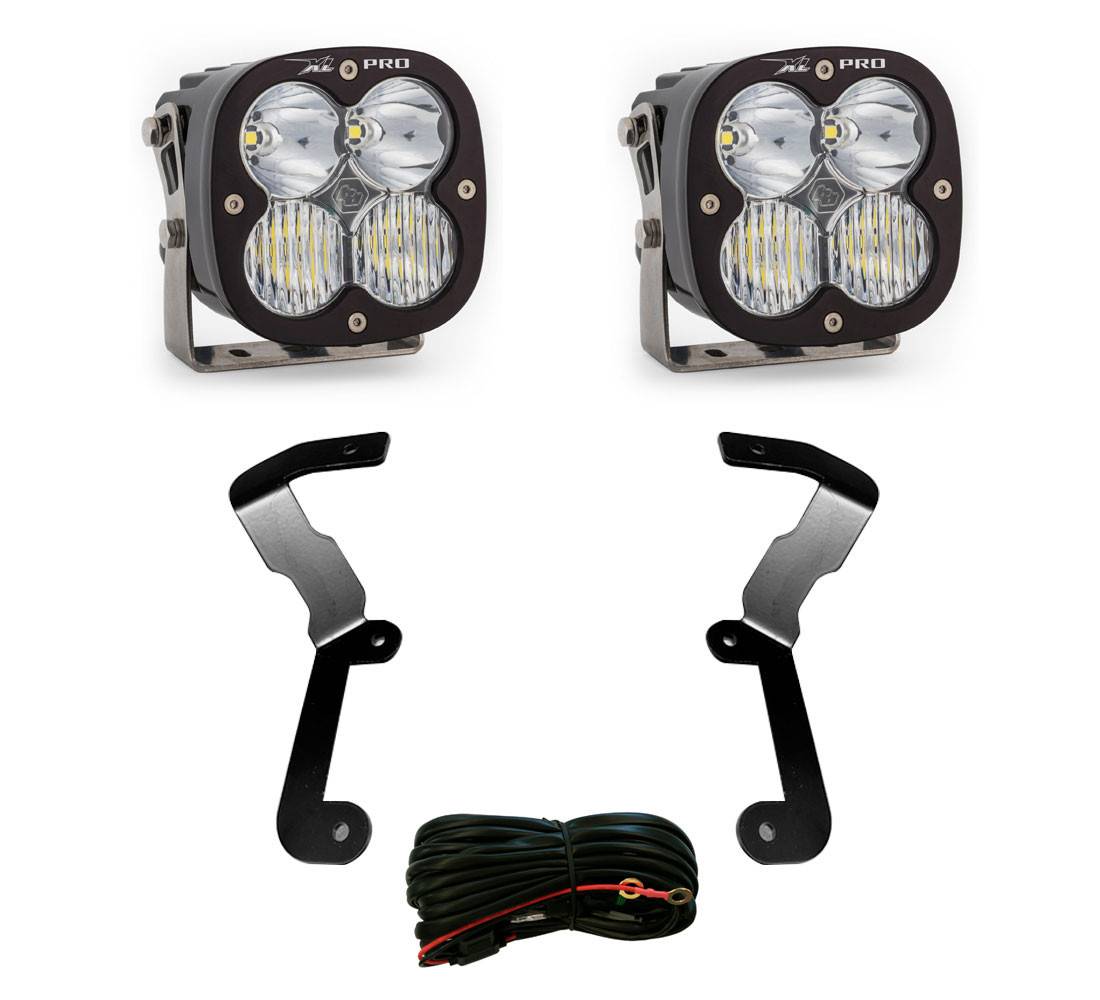 Image of Baja Designs XL Pro LED A-Pillar Light Kit For 2019-2022 GMC Sierra 1500
