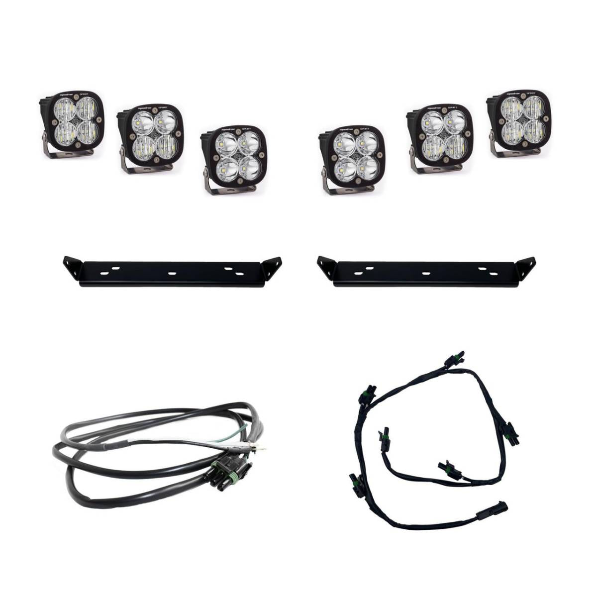 Image of Baja Designs Squadron Sport Behind Grille Light Kit For 21-24 Ford F-150/Raptor