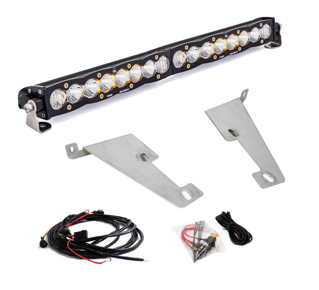Image of Baja Designs S8 20" Clear Bumper Light Bar Kit For 22-24 Toyota Tundra/Sequoia