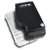 PPE Heavy-Duty Cast Aluminum Deep Transmission Pan - Black For 20-22 Ford 6.7L