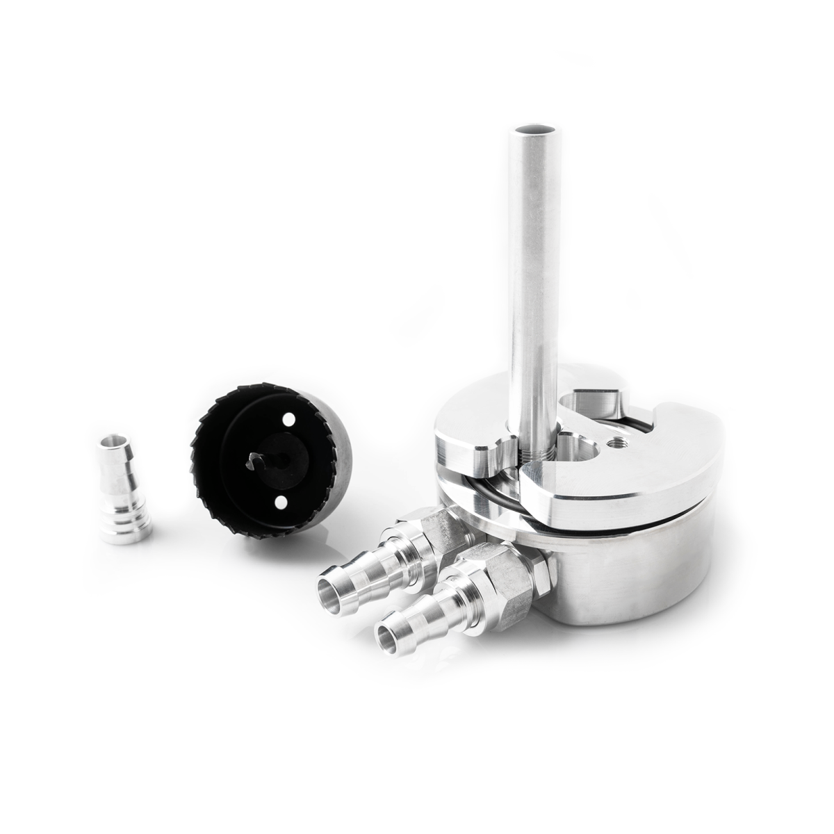 Image of Precision Parts Billet Aluminum Diesel Sump with Integrated Return For Cummins Duramax Powerstroke