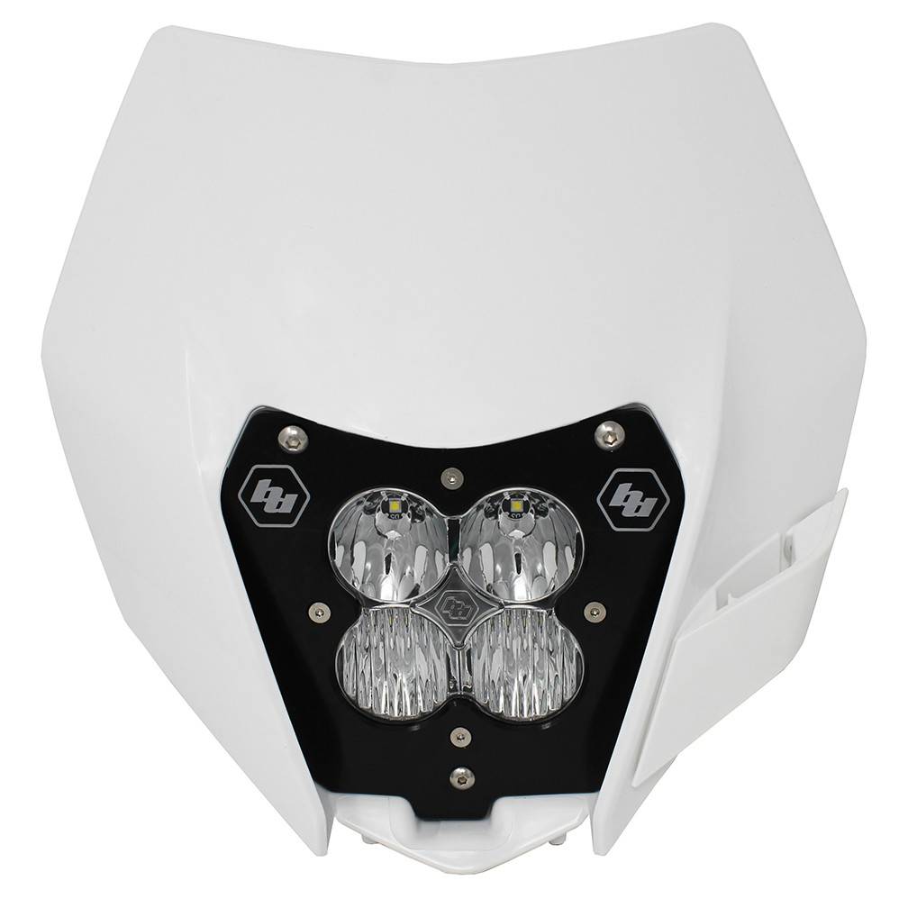 Image of Baja Designs XL Pro (A/C) Headlight Kit w/ Shell For 2013-2016 KTM 200/250/300