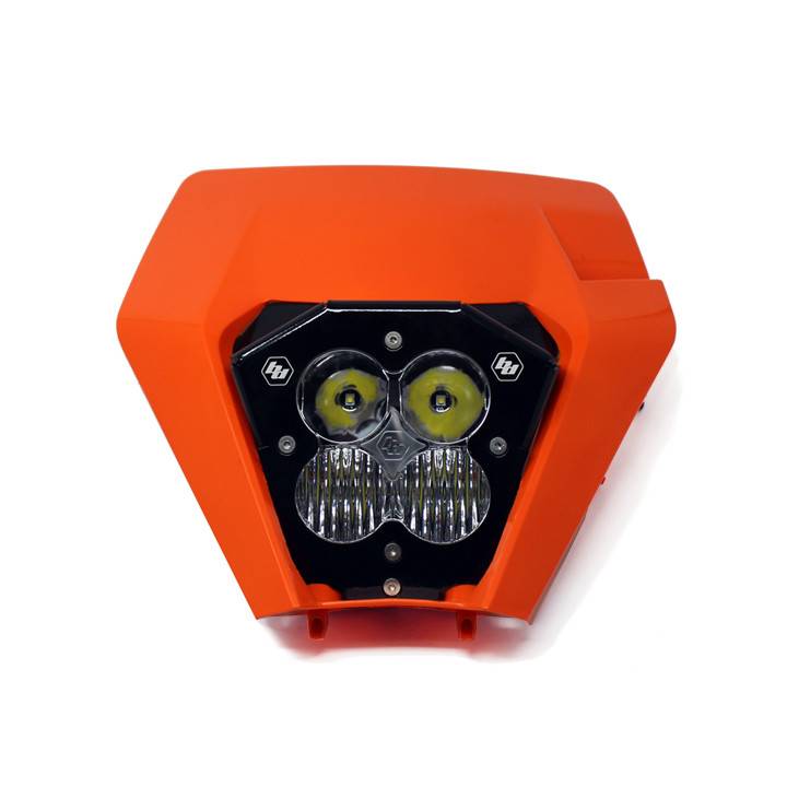 Image of Baja Designs XL Pro (A/C) Headlight Kit w/ Shell For 2017-2019 KTM 150/250/300
