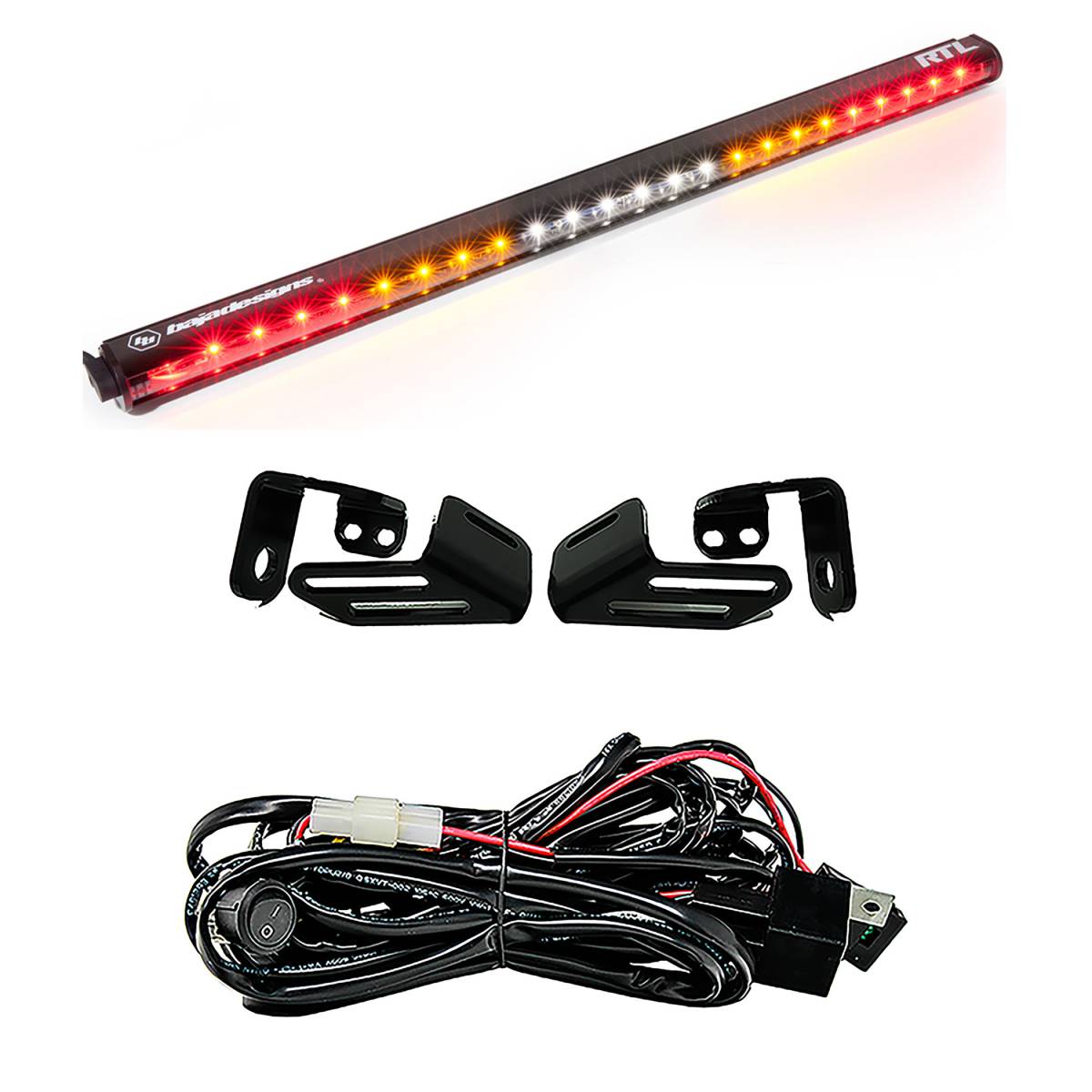 Image of Baja Designs RTL 30" Rear Tail Light Kit w/Turn Signal For 18 Textron Wildcat XX