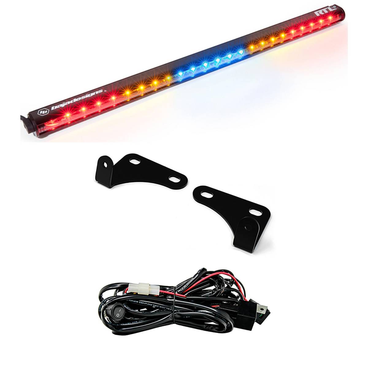 Image of Baja Designs RTL 30" Blue Rear Tail Light Kit For 15-18 Polaris RZR w/ 2-Seats