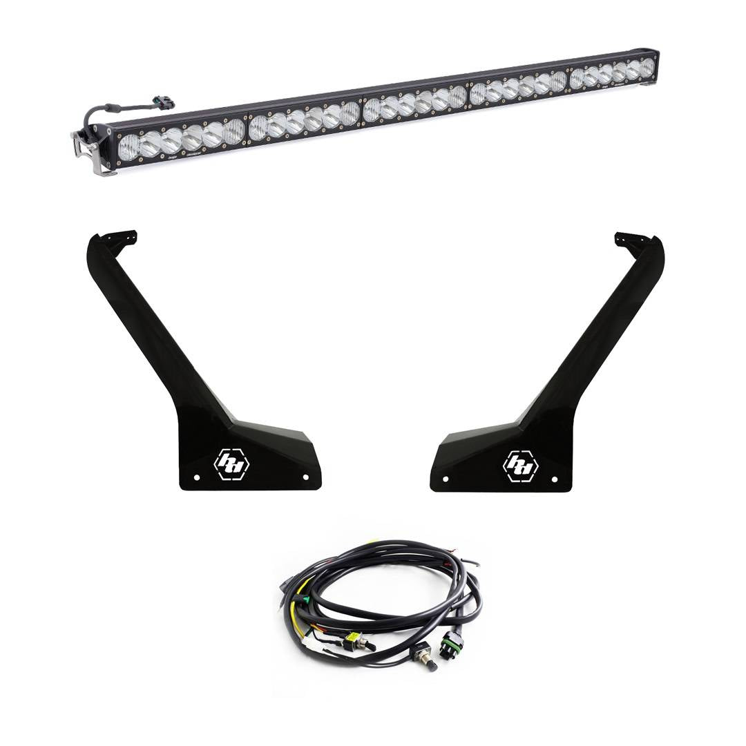 Image of Baja Designs OnX6+ 50 Inch Roof Light Bar Kit For 18-24 Jeep Wrangler/Gladiator