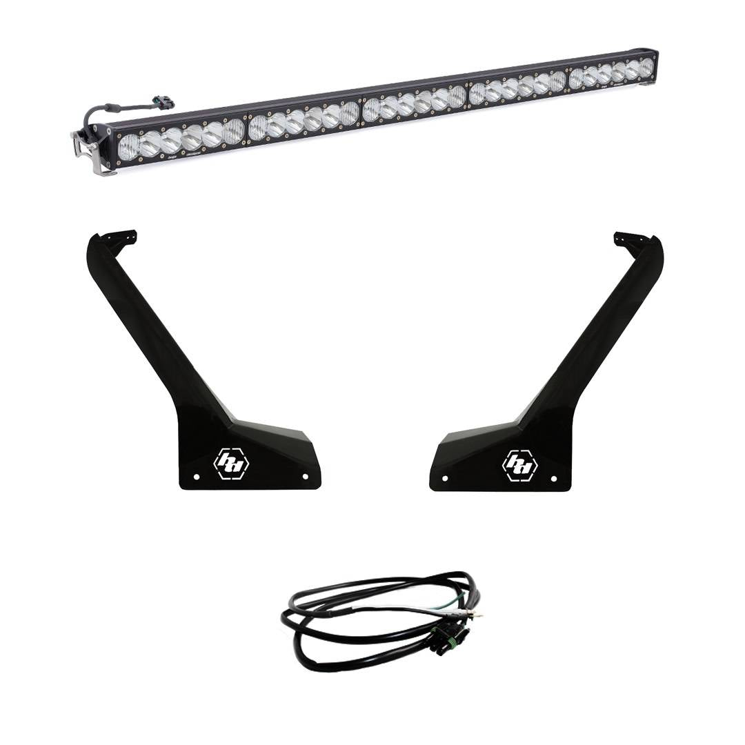 Image of Baja Designs OnX6+ 50 Inch Roof Light Bar Kit For 18-24 Jeep Wrangler/Gladiator