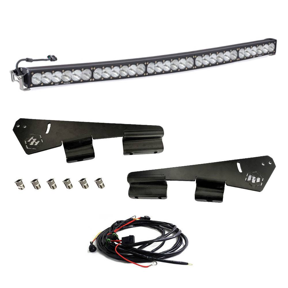 Image of Baja Designs OnX6+ Arc 50 Inch Light Bar Roof Kit For 2005-2022 Toyota Tacoma
