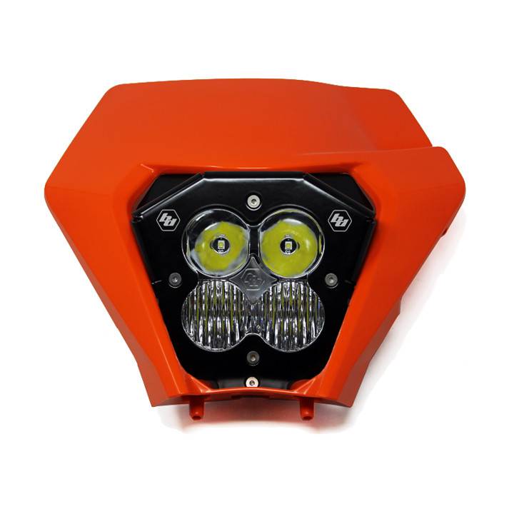Image of Baja Design XL Pro (D/C) LED Headlight Kit w/ Shell For 2020-2023 KTM Dirt Bike