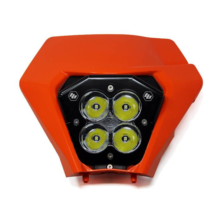Image of Baja Design XL80 (D/C) LED Headlight Kit w/ Shell For 2020-2023 KTM Dirt Bike