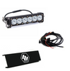 Image of Baja Designs OnX6+ 10" Clear Spot Beam Light Bar w/ Wiring Harness & Rock Guard