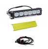 Image of Baja Designs OnX6+ 10" Wide Cornering Light Bar w/ Wiring Harness & Amber Guard