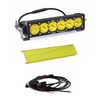Image of Baja Designs OnX6+ 10" Amber Driving/Combo Light Bar W/ Wiring & Amber Guard