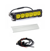 Image of Baja Designs OnX6+ 10" Amber Wide Cornering Light Bar W/ Wiring & Clear Guard
