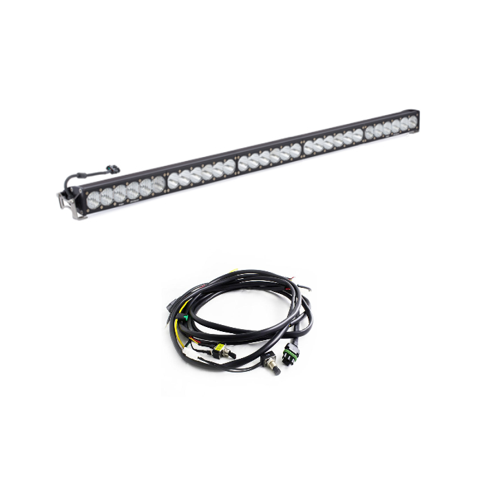 Image of Baja Designs OnX6+ Straight Clear 50" Driving/Combo Light Bar W/ Wiring Harness