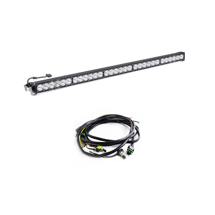 Image of Baja Designs OnX6 Straight 50" Racer Edition LED Light Bar Kit W/ Wiring Harness