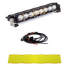 Image of Baja Designs S8 10" Clear LED Spot Light Bar Kit W/ Wiring Harness & Amber Guard