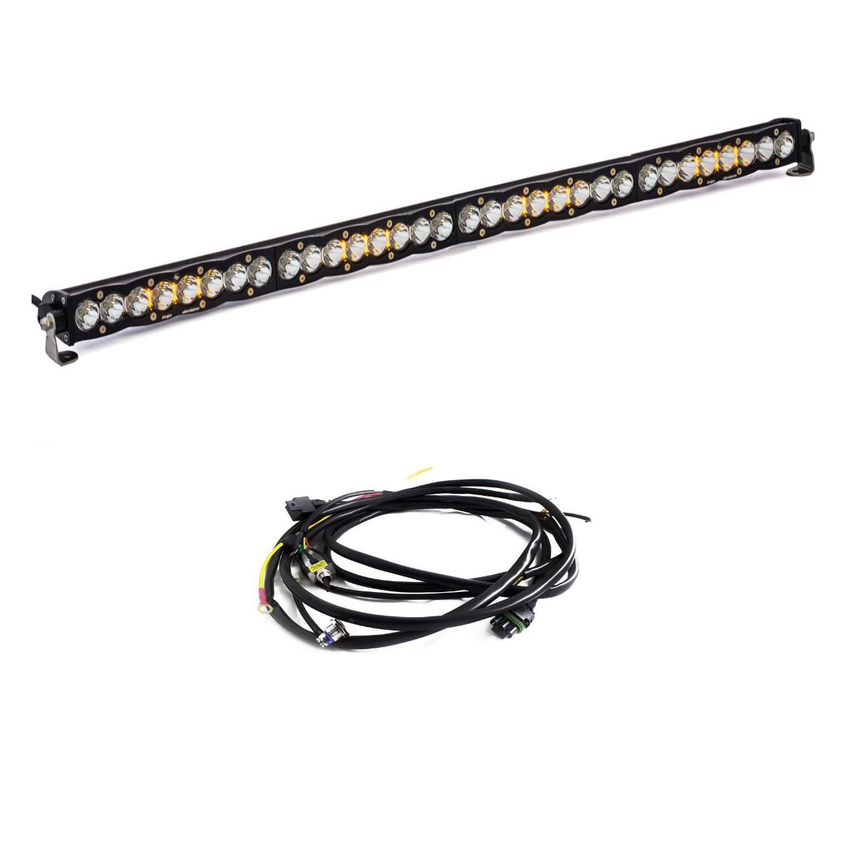 Image of Baja Designs S8 40" Clear Work/Scene Universal Light Bar Kit W/ Wiring Harness