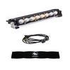 Image of Baja Designs S8 10" Clear LED Spot Light Bar Kit W/ Wiring Harness & Black Guard