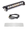 Image of Baja Designs S8 10" Clear LED Spot Light Bar Kit W/ Wiring Harness & Clear Guard