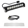 Image of Baja Designs S8 10" Work/Scene LED Light Bar W/ Wiring Harness & Clear Guard