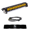 Baja Designs S8 10" Wide Cornering Amber Light Bar W/ Wiring Harness & Guard
