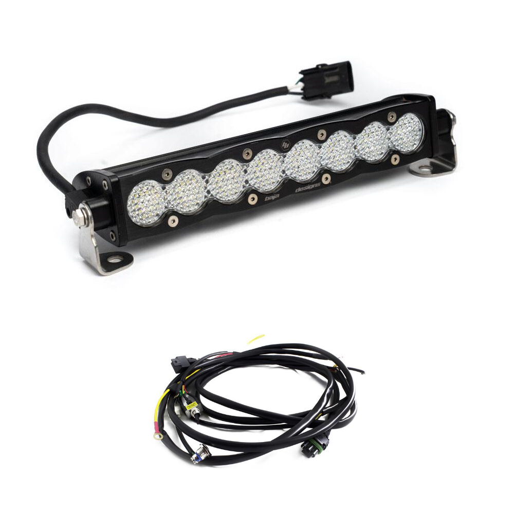 Image of Baja Designs S8 10" Work/Scene LED Light Bar W/ Wiring Harness - Universal